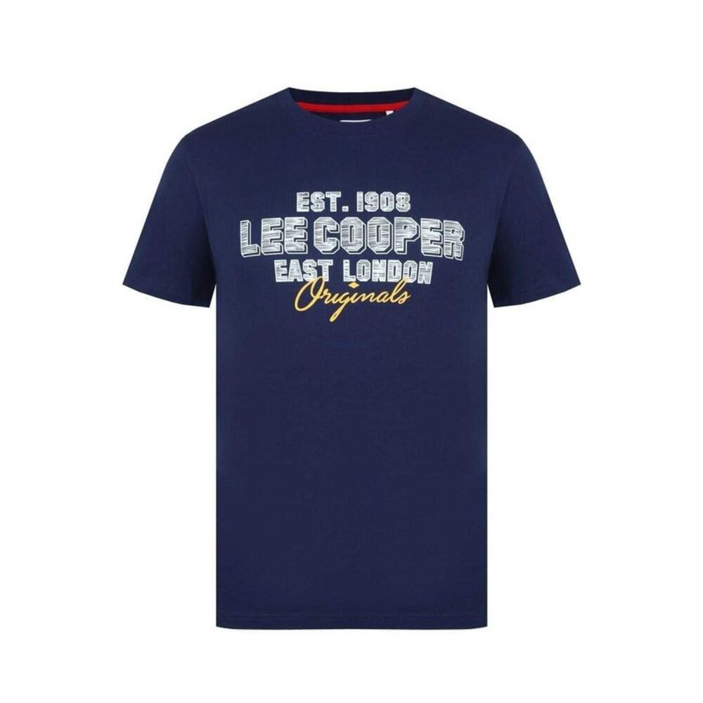 Lee Cooper Mens Cotton Crew Neck / Navy